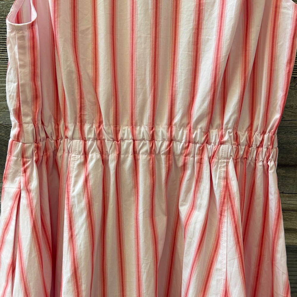 Derek Lam 10 Crosby Red Stripe Benibana Dress in Multi Size 4 NWT - Picture 7 of 12